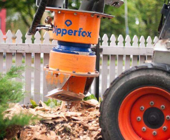 DipperFox Stump Crusher Attachment