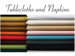 Tablecloths and Napkins