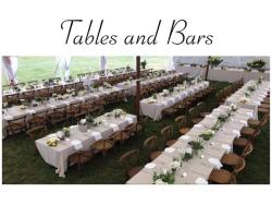 Tables and Bars