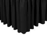 Black Table Skirt