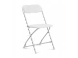 White Plastic with Aluminum Metal Frame
