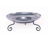 Stand<br />Iron with Polished Aluminum Bowl