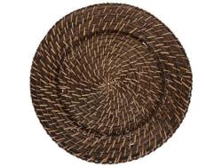 13" Brown Rattan 