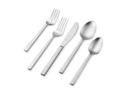 Flatware<br />Arezzo Brushed Silver Collection