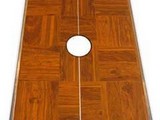 3' x 4' Wood Grain Dance Floor with Center Hole